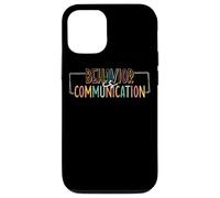 Le comportement est la Communication Message Social Coque pour iPhone 12/12 Pro