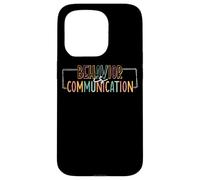 Le comportement est la Communication Message Social Coque pour iPhone 15 Pro