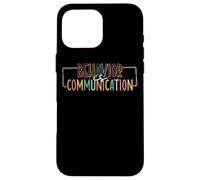 Le comportement est la Communication Message Social Coque pour iPhone 16 Pro Max
