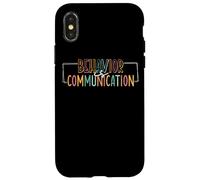 Le comportement est la Communication Message Social Coque pour iPhone X/XS