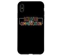Le comportement est la Communication Message Social Coque pour iPhone XS Max