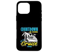 Le Compte à rebours est sur Son Bateau de Voyage de Vacances de croisière Coque pour iPhone 16 Pro Max