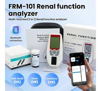 Le compteur d'analyse des fonctions rénales Détermination quantitative de l'acide urique (UA), créatinine (CR) et urée (UR) (bandeaux en option) 2 box test paper