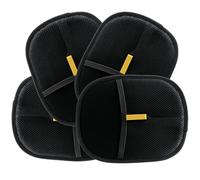 Le Comptoir Animalier FurFree - Gant Anti-Poils Réutilisable Écologique-principe électrostatique, brosse à peluches, brosse à poils d'animaux pour animaux de compagnie, canapés et (Noir,4 Gant)