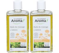 Le comptoir Aroma HUILE DE MASSAGE À L'ARNICA Huile De Massage 2x95 ml