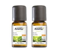 Le Comptoir Aroma Huile essentielle Sauge Sclarée Bio 2x5 ml