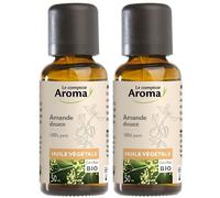 Le Comptoir Aroma Huile Végétale Bio d'Amande douce 2x50 ml