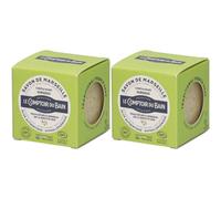 Le Comptoir du Bain Savon de Marseille solide Olive authentique 2x200 g
