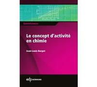 Le concept d'activité en chimie