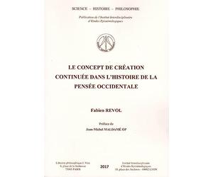 Le concept de creation continuée dans l'histoire de la pensée occidentale