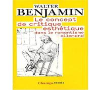 Le Concept de critique esthétique dans le romantisme allemand