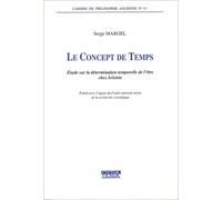 Le concept de temps.: Etude sur la détermination temporelle de l'être chez Aristote