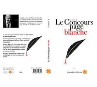 Le concours page blanche