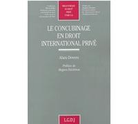Concubinage en droit international privé