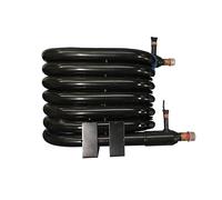 Le Condenseur À Serpentin À Tube Coaxial De 3,5 De La Pompe À Chaleur Est Une Amélioration Du Transfert De Chaleur Interne Et Un Contre-courant D'un HEX À Double Tuyau