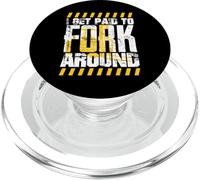 Le conducteur de Chariot élévateur est payé pour se déplacer Autour du conducteur de Chariot élévateur PopSockets PopGrip pour MagSafe