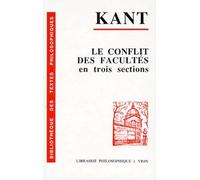 Le Conflit Des Facultes En Trois Sections
