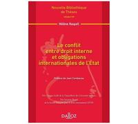 Le Conflit Entre Droit Interne Et Obligations Internationales De L'etat - Point De Vue Du Droit International