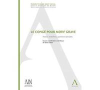 Le congé pour motif grave Collectif (Auteur)