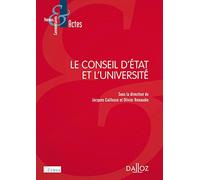 Le Conseil d'État et l'Université
