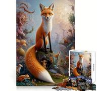 Le Conte d'un Renard Fantastique Puzzle de 1000 pièces pour Adolescents Jeu de logique Stimulant Détente et clarté Cadeau d'anniversaire Surprise 50x75cm