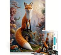 Le Conte d'un Renard Fantastique Puzzle de 1000 pièces pour Adolescents Jeu de logique Stimulant Détente et clarté Cadeau d'anniversaire Surprise 50x75cm