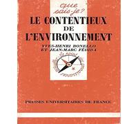 Le contentieux de l'environnement