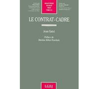 Le contrat-cadre Tome 273 - Jean Gatsi - Lgdj - broché - Livre