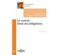 Le contrat. Droit des obligations. 5e éd.