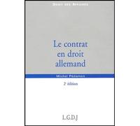 Le contrat en droit allemand - 2ème édition M. Pedamon (Auteur)