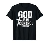 Le contrôle de Dieu, 1 Pierre 5:6-7 Message T-Shirt