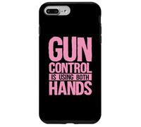 Le contrôle du Pistolet utilise Les Deux Mains Pro 2A deuxième amendement Coque pour iPhone 7 Plus/8 Plus