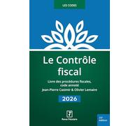 Le contrôle fiscal 2026