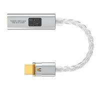 Le convertisseur auditif numérique USB C pour smartphones prend en le décodage 32 bits 384 kHz et la détection automatique de l ' impédance Adaptateur auditif de type C