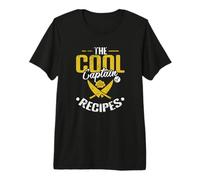 Le Cool Capitaine des Recettes T-Shirt Haut de Gamme