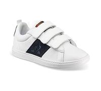 Le Coq Sportif Courtclassic PS Workwear Chaussures de Sport pour Enfant - Multicolore - Blanc (Optical White Total Eclipse), 32 EU EU