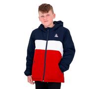 Le Coq Sportif - ESS Doudoune Heavy N°1 - Chaude Déperlante Doublée Ouatinée Coupe Regular Capuche Poches Zippées Manches Élastiquées Enfant - 12 Ans - Bleu Sky Captain