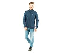 Le Coq Sportif - ESS FZ Sweat N°3 Homme - Sweatshirt Zippé Double Face Coton Polyester - Coupe Regular Classique - Sport Loisir Confort - Taille S - Bleu