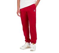Le Coq Sportif Pantalon ESS Pant Loose N°3 M Double face coton/polyester Coupe loose Taille XL Rouge