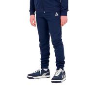 Le Coq Sportif - ESS Pant Slim N°1 Enfant - Pantalon Jogging Coupe Slim Double Face Coton Polyester 300gr - Ceinture Élastiquée Logo Sérigraphié - 12 Ans - Blue Light