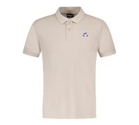 Le Coq Sportif - ESS Polo SS N°1 M - Polo Manches Courtes Jersey Piqué Coton Polyester Élasthanne Traitement Rucco Confort Optimal Respirant Homme - Taille M - Beige