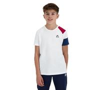 Le Coq Sportif Garçon Bat SP Tee N°1 Enfant T-Shirt, Blanc, 8 Ans EU