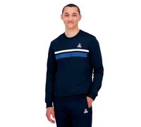 Le Coq Sportif - Heritage SP Crew Sweat N°1 - Sweat-Shirt Homme Col Rond Mélange Coton Polyester - Confort Décontracté Style Urbain - Taille L - Bleu Sky Captain
