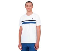 Le Coq Sportif - Heritage SP Tee SS N°2 M - T-Shirt Homme Coton Jersey Manches Courtes - Coupe Regular Design Authentique Badge Brodé - Taille S - Couleur Écru Marshmallow