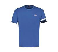 Le Coq Sportif - Heritage SP Tee SS N°1 M - T-Shirt Homme Coton Polyester Manches Courtes - Coupe Classique Sportive Design Authentique - Taille M - Couleur Bleu True Navy