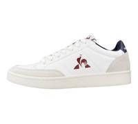 Le Coq Sportif - COURTNET Optical White/Dress Blue - Baskets Homme Cuir Synthétique Textile Caoutchouc Design Classique pour Usage Quotidien - Taille 43 EU - Bicolore