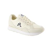 Le Coq Sportif - JET STAR_2 - Baskets Modernes - Tige Nylon Daim Cuir Synthétique - Semelle Mémoire de Forme - Fermeture Velcro Ajustable - Taille 39 - Couleur Écru