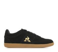 Le Coq Sportif - LCS Derby Suede - Chaussures Homme Urbaines Élégantes Cuir Daim Textile Doublure Respirante - Confort Durabilité pour Usage Quotidien - Taille 41 - Noir Or