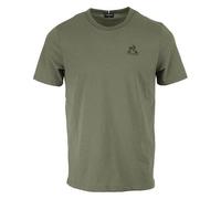 Le Coq Sportif - Monochrome Tee SS N°3 M - T-Shirt Homme Manches Courtes Jersey 140gr Coton Respirant Coupe Regular avec Logo Sérigraphié - Taille XL - Couleur Vert