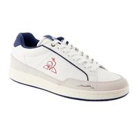 Le Coq Sportif Chaussure homme Noah_2 Cuir/Suède Semelle mémoire Nylex Blanc/Insigna Blue 44